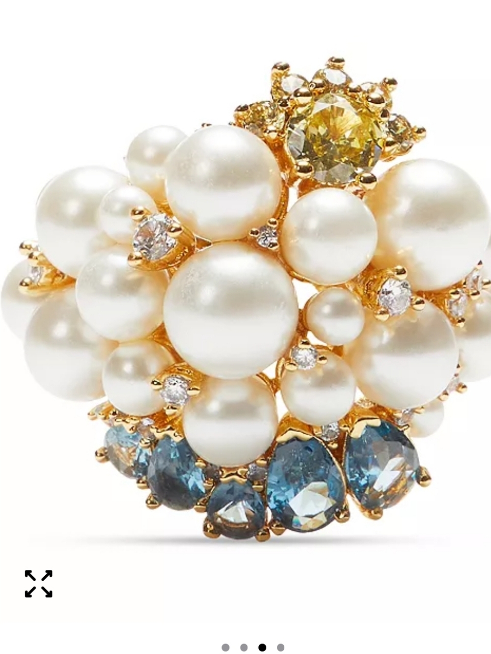 Kate Spade Rain Or Shine Statement Ring Size 7 - Picture 5 of 8